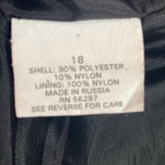 Brem Rainwear Black Trench coat with pockets  size 18 - Picture 6 of 7